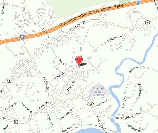Location Map: 1236 Main St. Branford, CT 06405